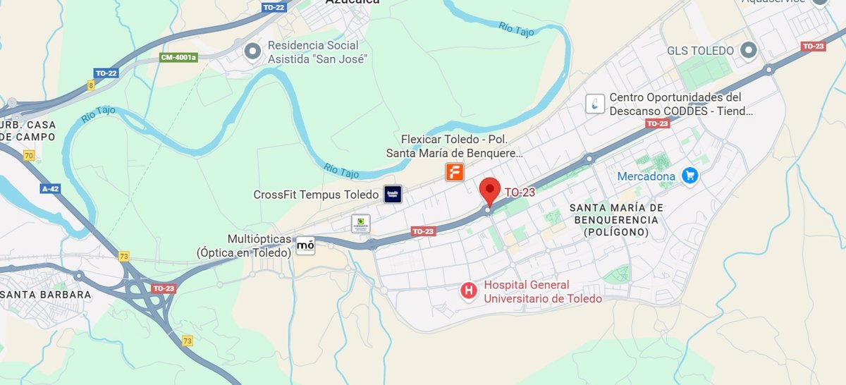 Muere uno de los dos ocupantes de un patinete tras ser atropellado por un turismo en Toledo