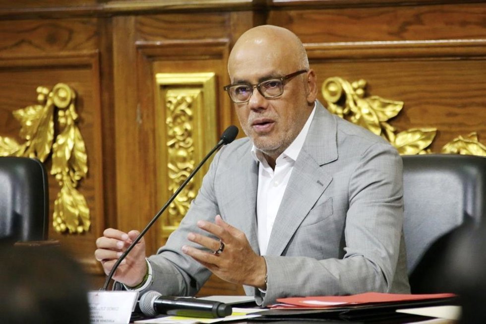 Archivo - El presidente de la Asamblea Nacional de Venezuela, Jorge Rodríguez