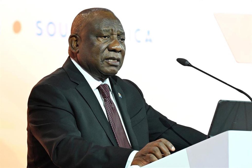 Archivo - El presidente de Sudáfrica, Cyril Ramaphosa