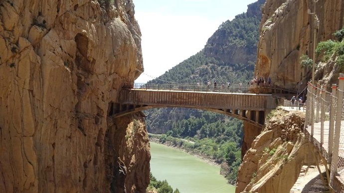 Vista del Caminito del Rey.