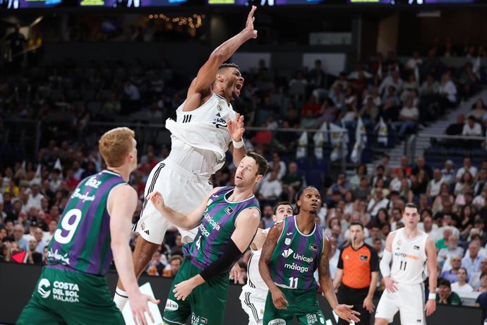 Archivo - Partido de Liga Endesa entre Real Madrid y Unicaja
