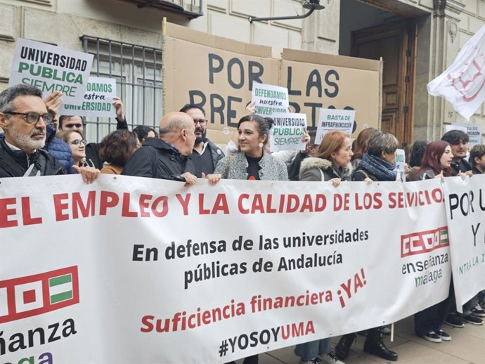 Con Málaga respalda el paro estudiantil de cinco días