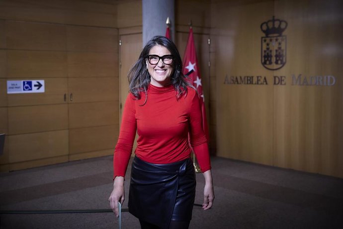 La portavoz de Más Madrid en la Asamblea de Madrid, Manuela Bergerot.