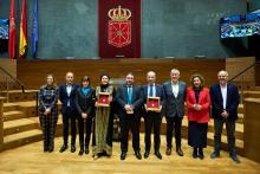Entrega de la Medalla del Parlamento.