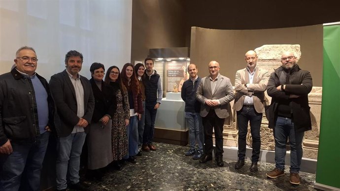 Presentación del busto de Minerva como 'Pieza destacada' del Museo de Jaén.