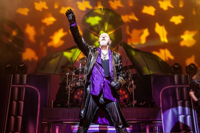 Archivo - 28 May 2019, US, Austin: British heavy metal band (Judas Priest) preform on stage during their 50th anniversary celebration concert at The Moody theatre. Photo: Michael Mullenix/ZUMA Wire/dpa
