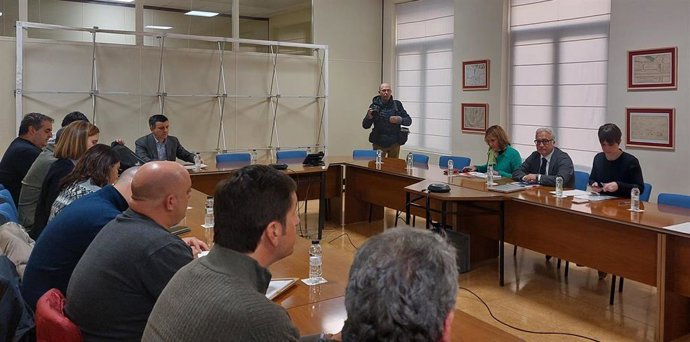 Reunión del Departamento de Agricultura, Ganadería y Alimentación del Gobierno de Aragón con las organizaciones agrarias sobre la peste porcina africana.