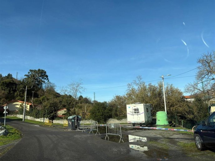 Zona de Ortuella donde se iniciarán los trabajos previos para la Variante Sur Ferroviaria.