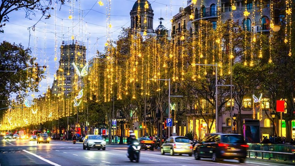 Iluminación navideña de Barcelona