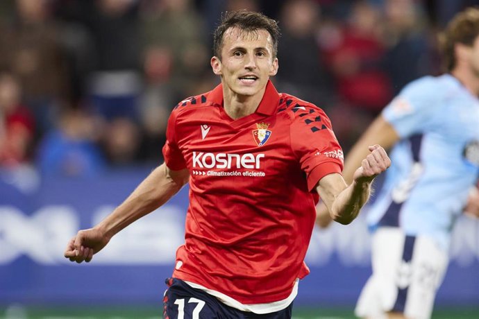 Archivo - El jugador de CA Osasuna Ante Budimir.