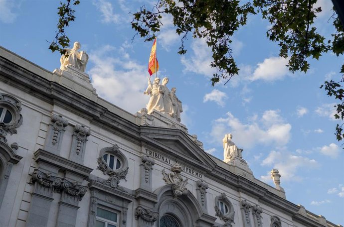 Fachada del Tribunal Supremo.