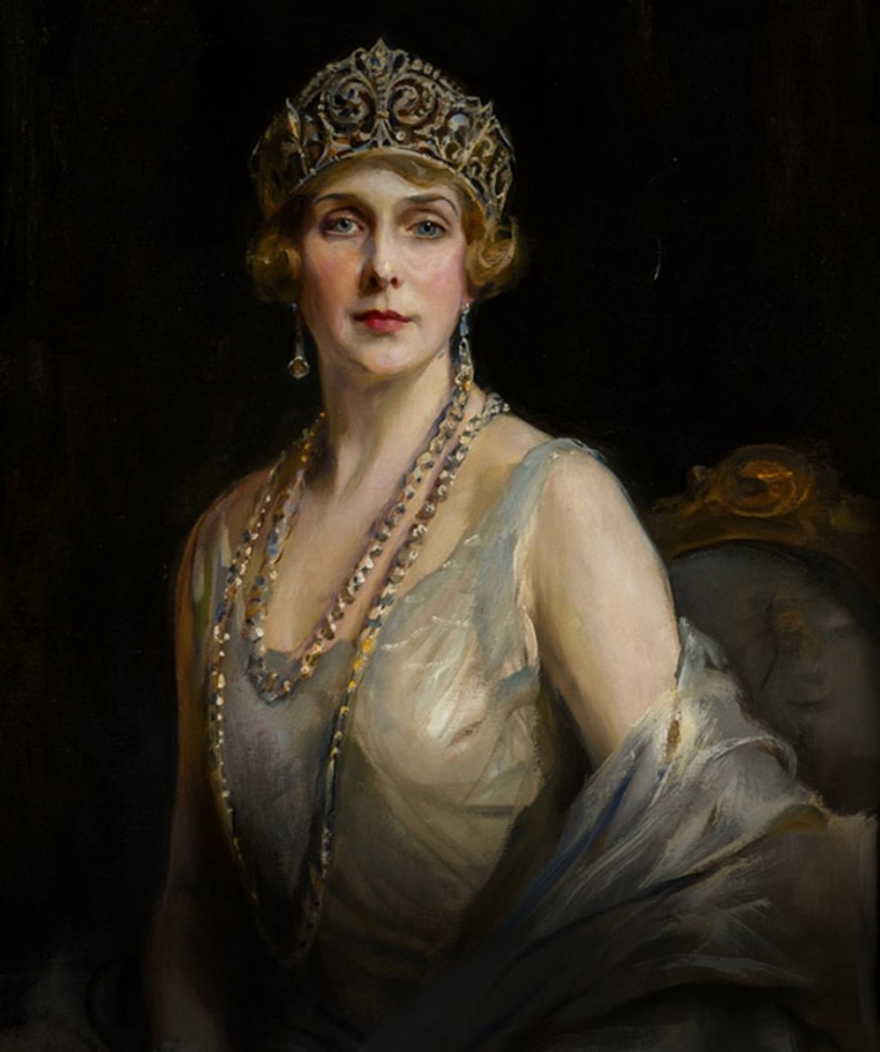 Retrato de la reina Victoria Eugenia.