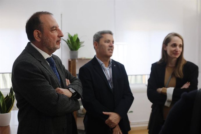 El conseller de Justícia i Qualitat Democràtica, Ramon Espadaler, durant la visita