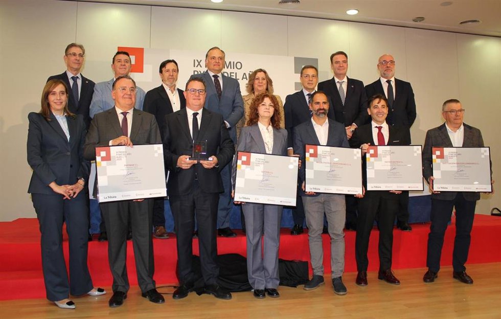 Acto de entrega del IX Premio Pyme del año de la provincia de Albacete.