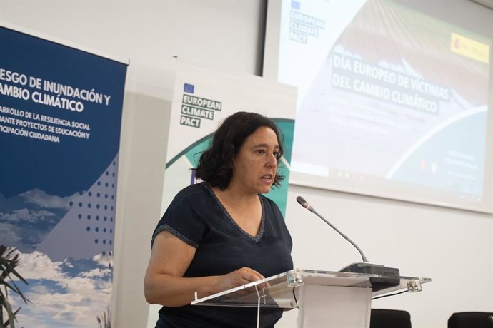 Archivo - Arxiu - La portaveu de l'Associació de Víctimes de la DANA 29 d'Octubre del 2024, Mariló Gradolí, en imatge d'arxiu