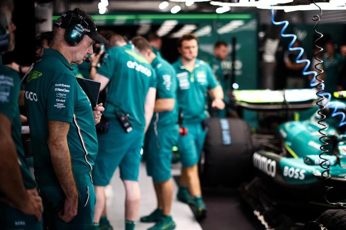 El ingenerio de Aston Martin Adrian Newey, en el GP de Catar 2025.