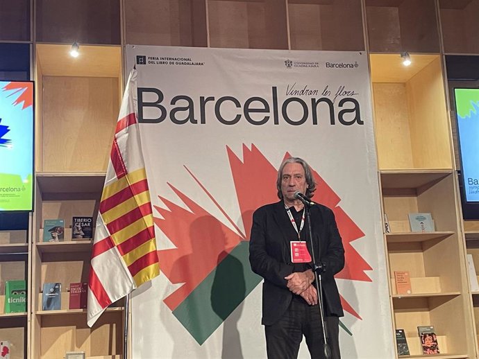 El concejal Xavier Marcé, en la FIL de Guadalajara