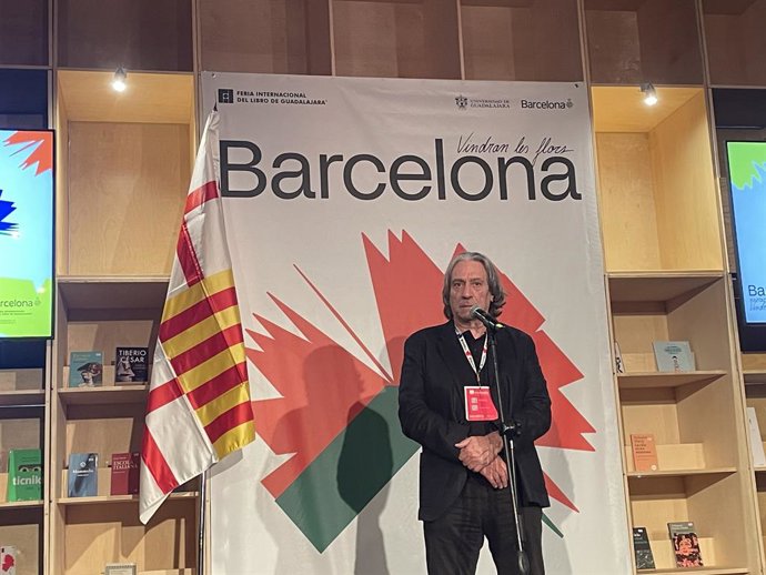 El concejal Xavier Marcé, en la FIL de Guadalajara