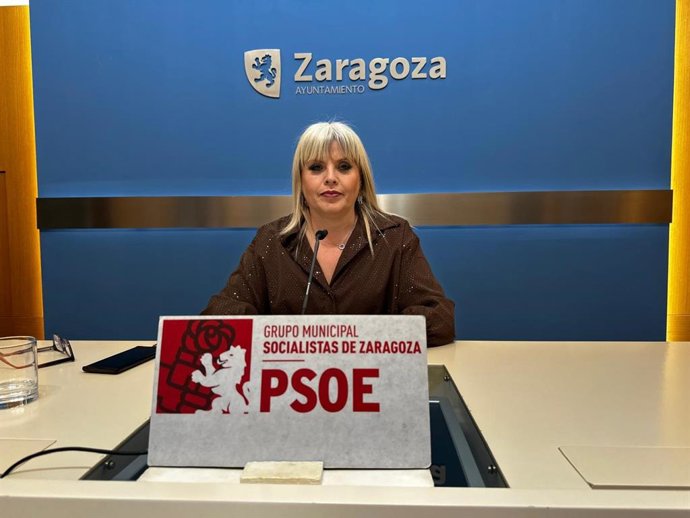La concejal del grupo municipal del PSOE en el Ayuntamiento de Zaragoza, Eva Cerdán