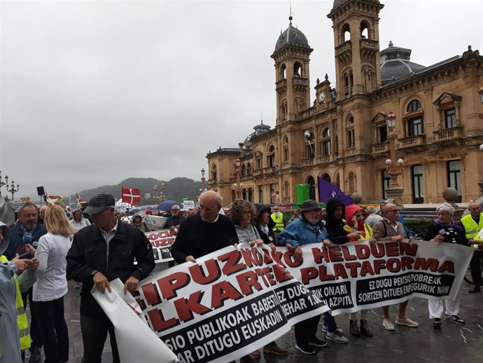 Archivo - Manifestación de jubilados