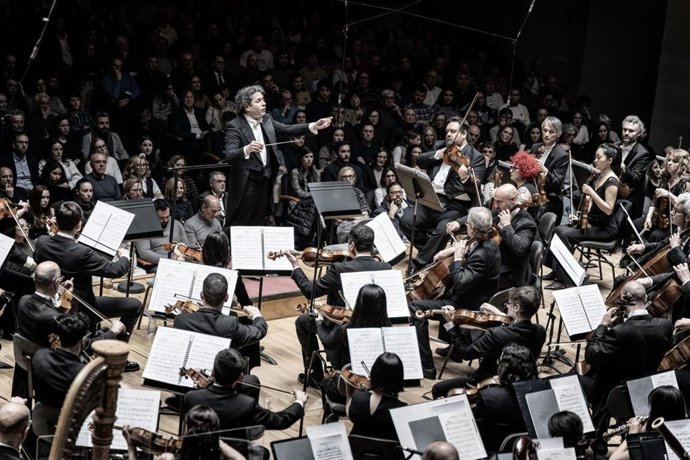 Archivo - Imagen de archivo de un concierto de Dudamel