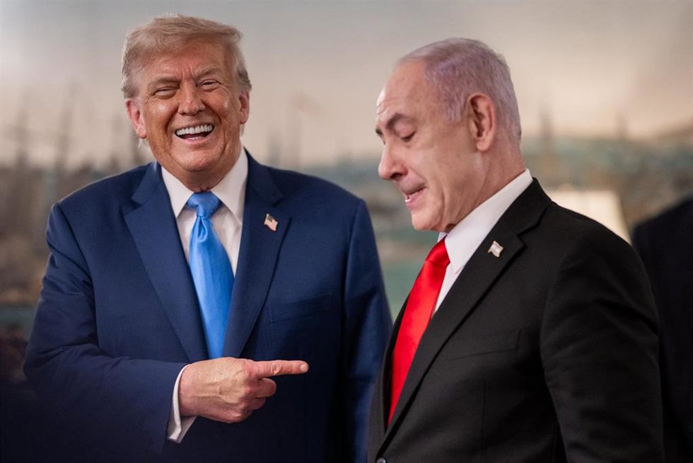 Archivo - Imagen de archivo del presidente de EEUU, Donald Trump, junto al primer ministro de Israel, Benjamin Netanyahu