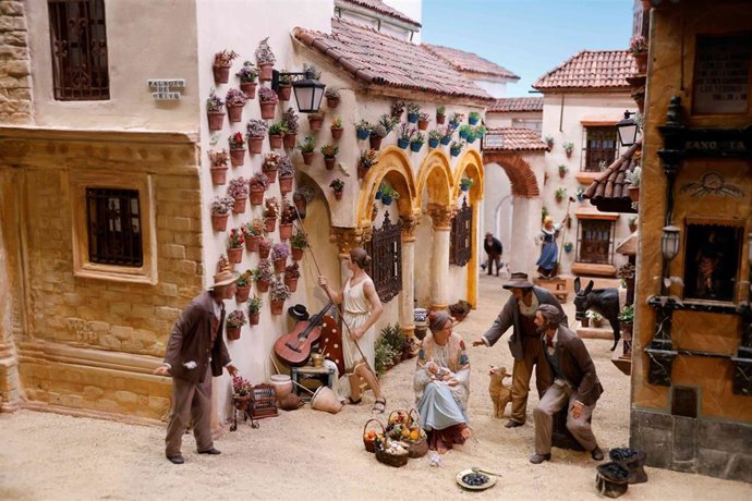 Imagen del belén de la Fundación Cajasol en Córdoba.