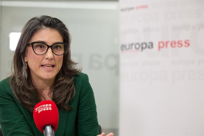 Archivo - La nueva portavoz de Más Madrid en la Asamblea, Manuela Bergerot, durante su entrevista para Europa Press.