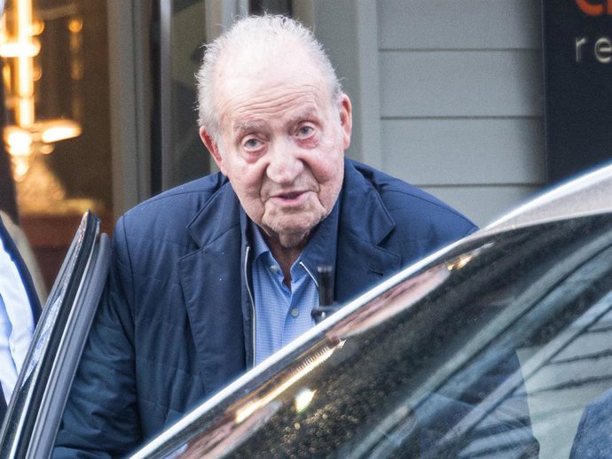 El Rey Juan Carlos durante su última visita a Sanxenxo