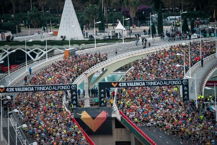 Archivo - Imatge d'arxiu d'una eixida de Marató València