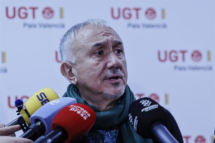 El secretario general de UGT, Pepe Álvarez