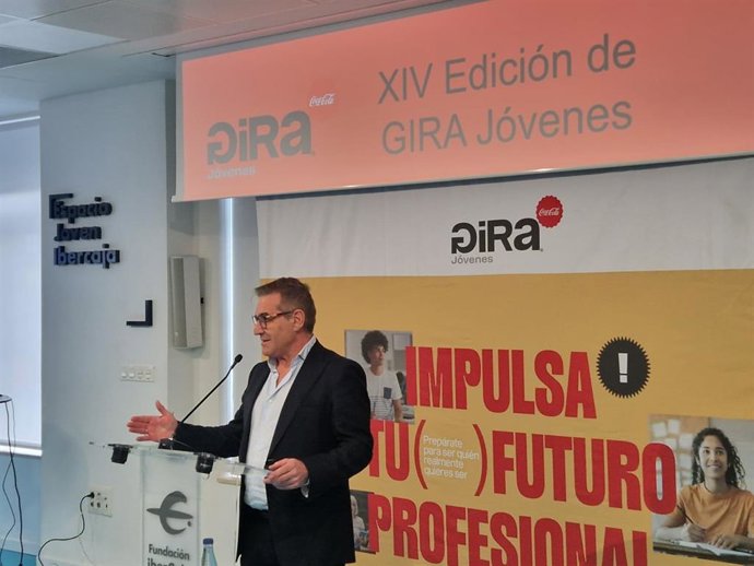 El director general de FP, Luis Mallada, ha abierto la jornada inaugural de GIRA Jóvenes.