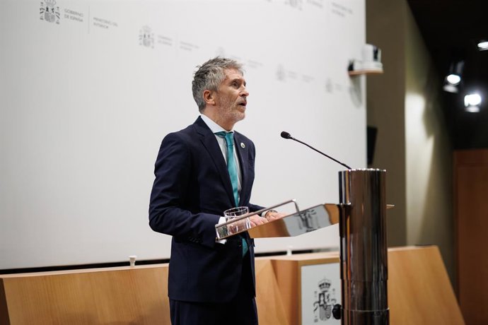 Archivo - El ministro  Fernando Grande-Marlaska