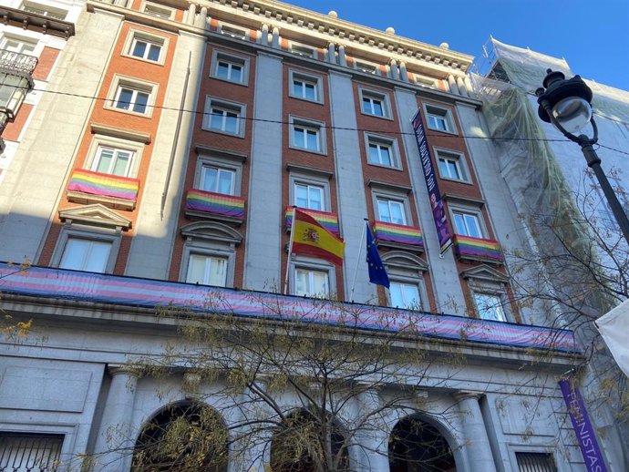 Archivo - Fachada del Ministerio de Igualdad