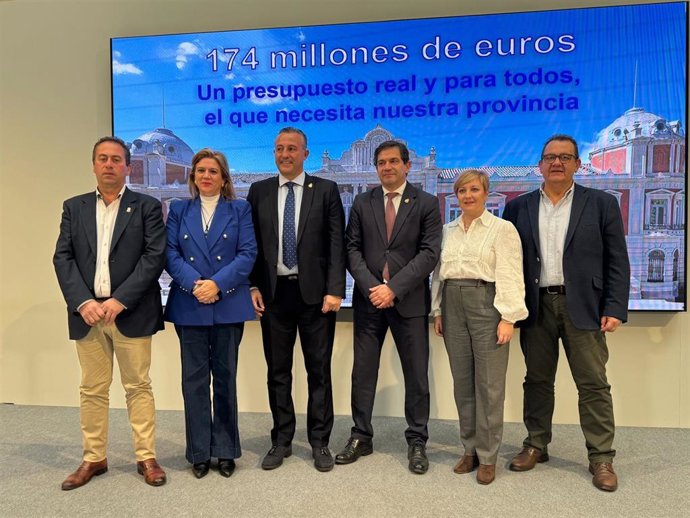 Presentación de los presupuestos de la Diputación para 2026.