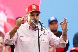 El presidente de Venezuela, Nicolás Maduro, durante un acto.