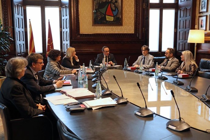 Reunió de la Mesa del Parlament