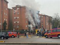 Extinguido el fuego en un bloque de viviendas de Toledo que se salda con nueve afectados
