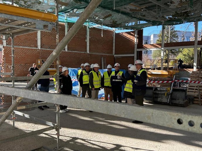 Obras de reconstrucción de La Nevera del Estudiantes