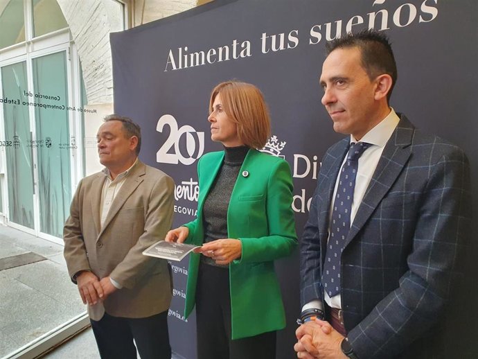 La diputada de Promoción provincial de Segovia, Magdalena Rodríguerz, con sus homólogos de Valladolid (dcha) y Soria