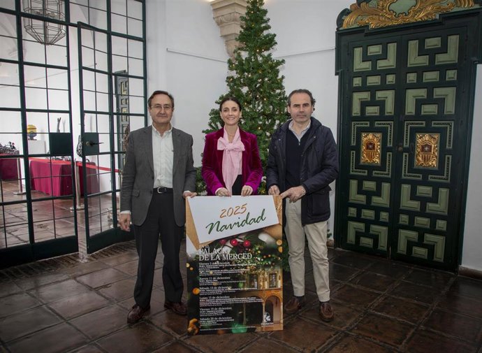 Presentación del cartel 'Navidad en el Palacio de la Merced'.