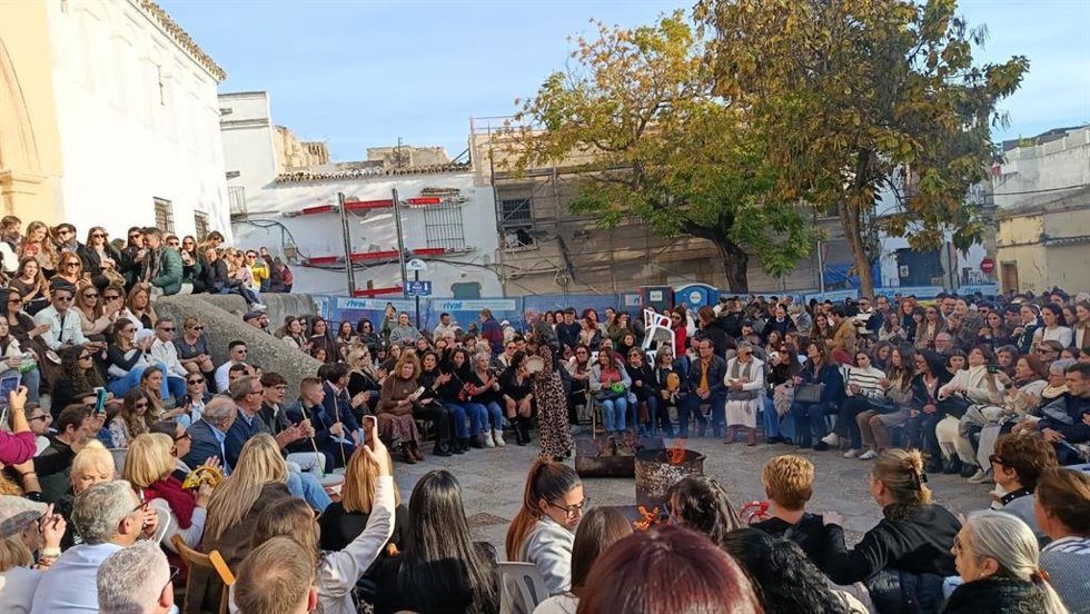 Una zambomba durante la Navidad de 2025 en Jerez de la Frontera (Cádiz)