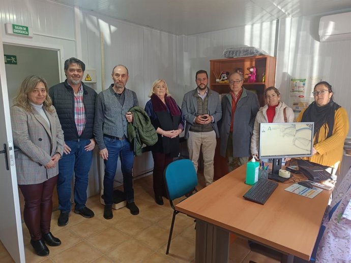 Visita al centro de salud de Beas (Huelva).