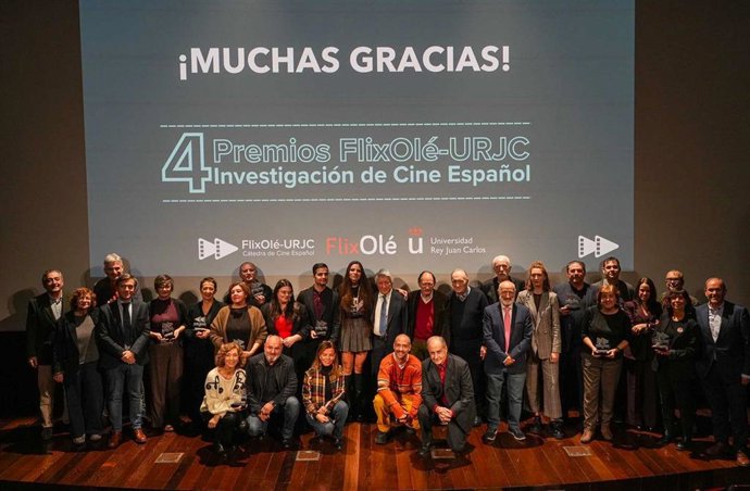 Begoña Piña, Yolanda Flores, Conxita Casanovas y María Guerra, Premios a la Investigación del Cine Español