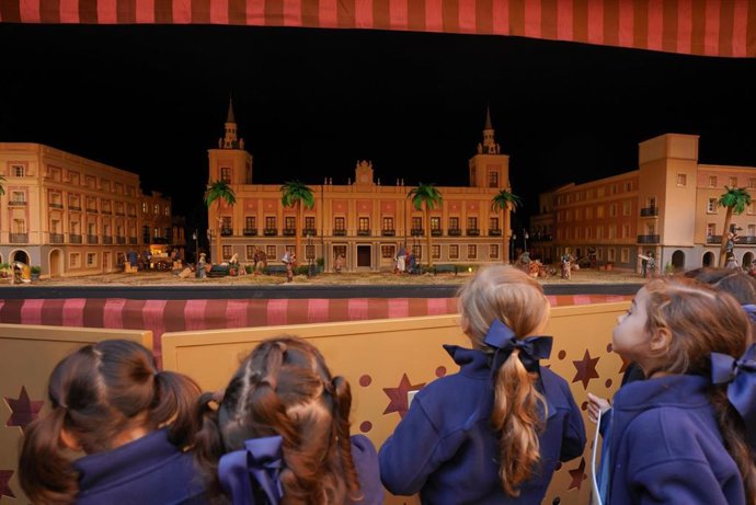 Inauguración del Belén del Ayuntamiento de Huelva.