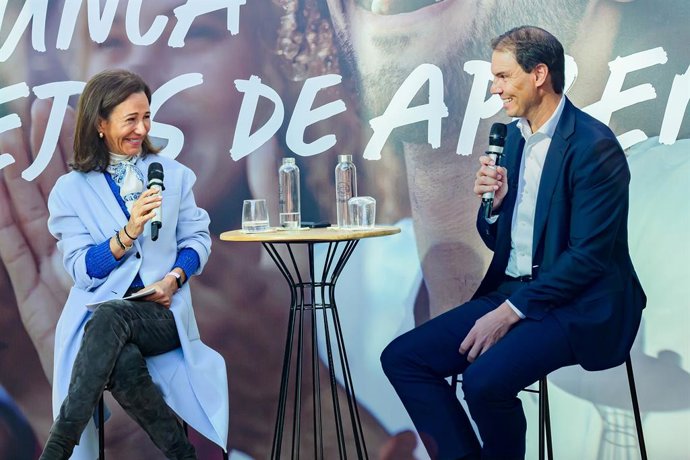 Ana Botín y Rafa Nadal.