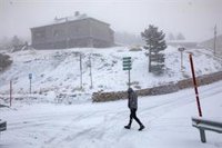 Aemet activa el nivel amarillo por nevadas de hasta 5 centímetros esta noche en la Sierra