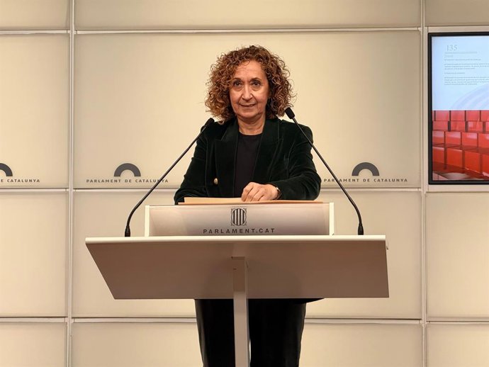 La portaveu d'ERC al Parlament, Ester Capella