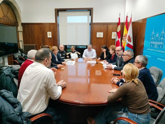 Imagen de la reunión del Cecop que ha tenido lugar este martes en Ponferrada (León).