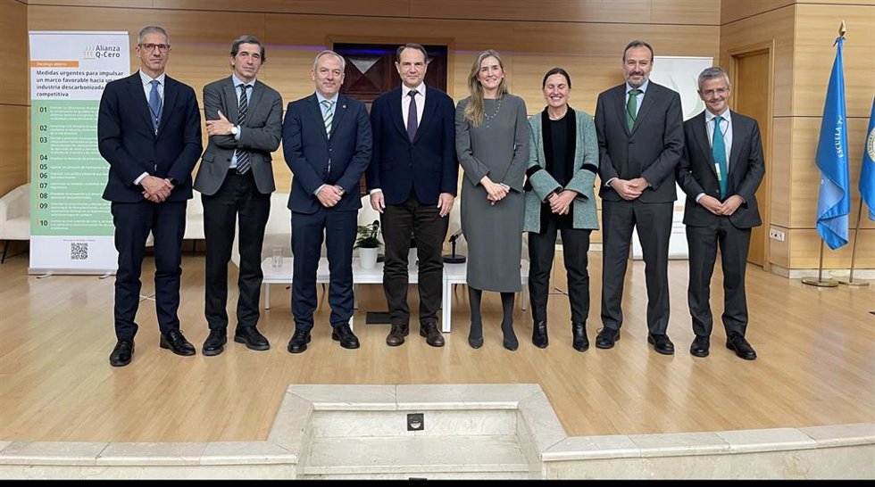 La vicepresidenta tercera del Gobierno, Sara Aagesen, en el encuentro de la Alianza Q-Cero
